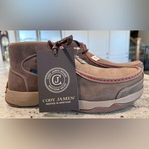 CODY JAMES MEN'S WALLABEE MOC TOE WORK SHOES - COMPOSITE TOE “NWT”